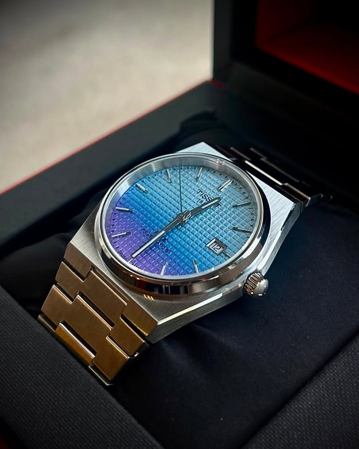 TISSOT PRX POWERMATIC 80-LIGHT GRADIENT BLUE