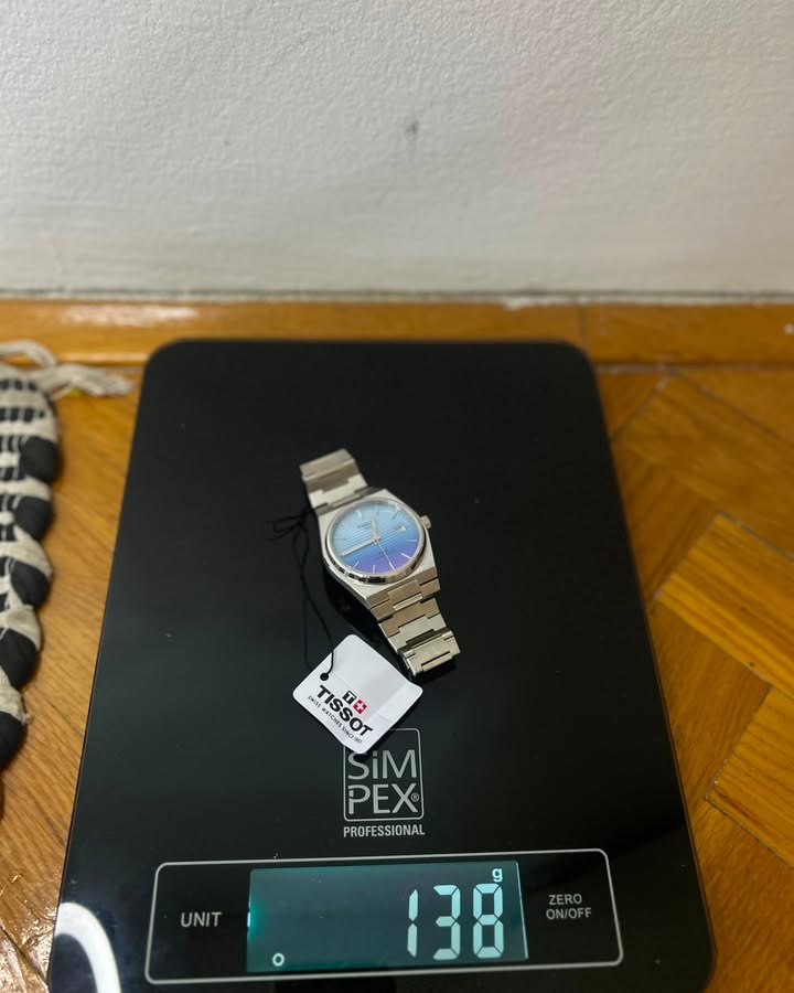 TISSOT PRX POWERMATIC 80 – HELLBLAUES VERLAUFSZUSAMMENSTELLUNG