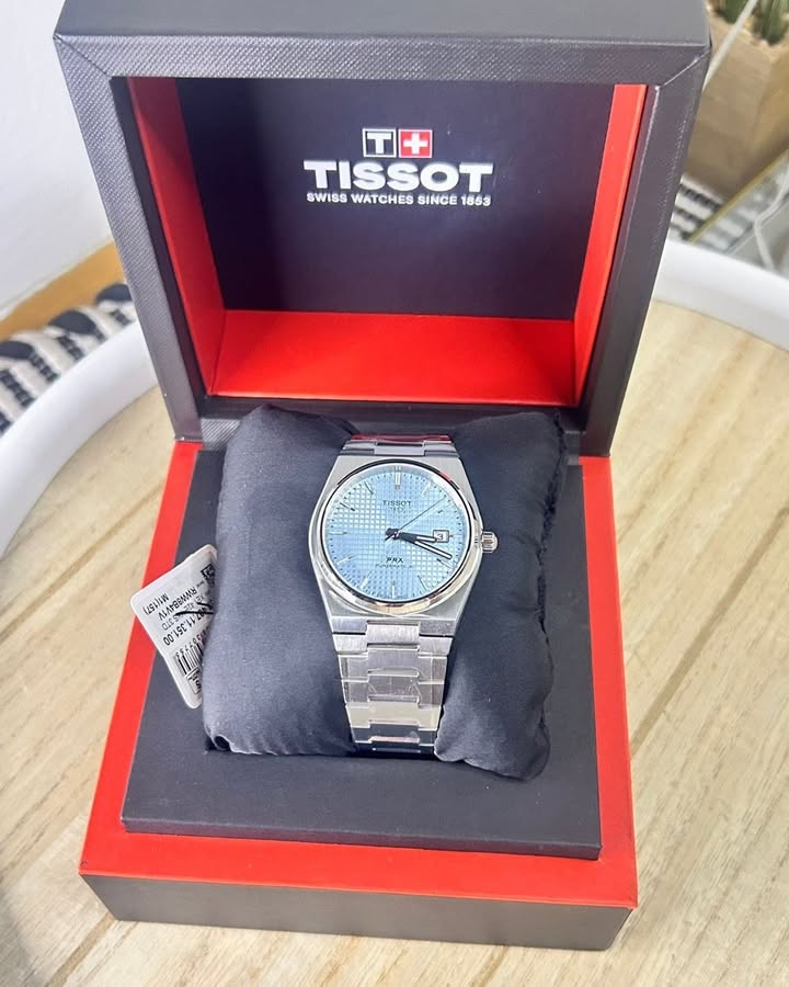 TISSOT PRX POWERMATIC 80-ICE BLUE-40 mm
