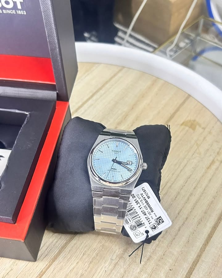 TISSOT PRX POWERMATIC 80-ICE BLUE-40 mm