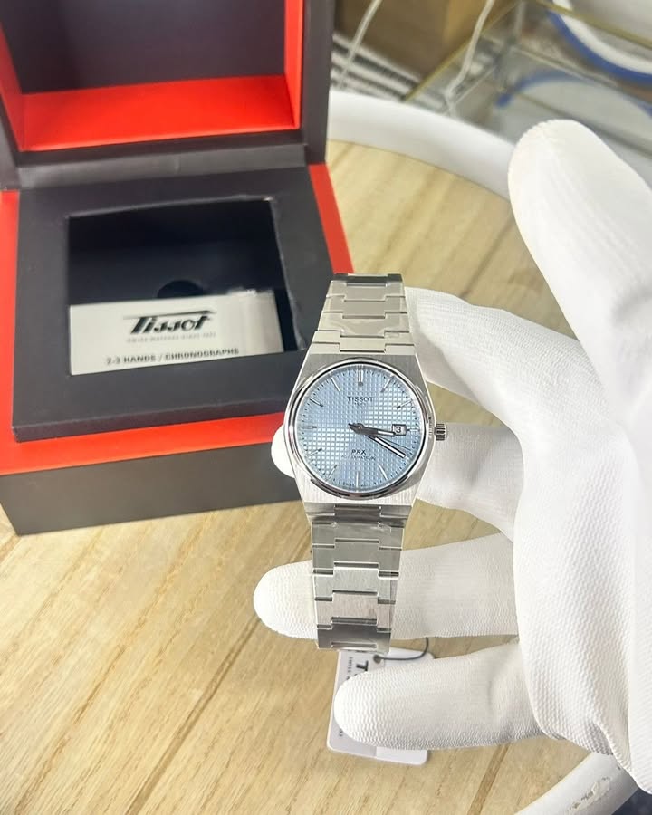TISSOT PRX POWERMATIC 80-ICE BLUE-40 mm