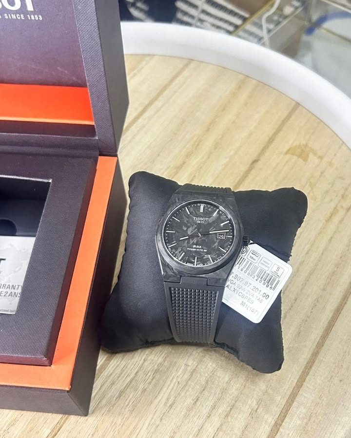 TISSOT PRX POWERMATIC 80-CARBON-40 mm