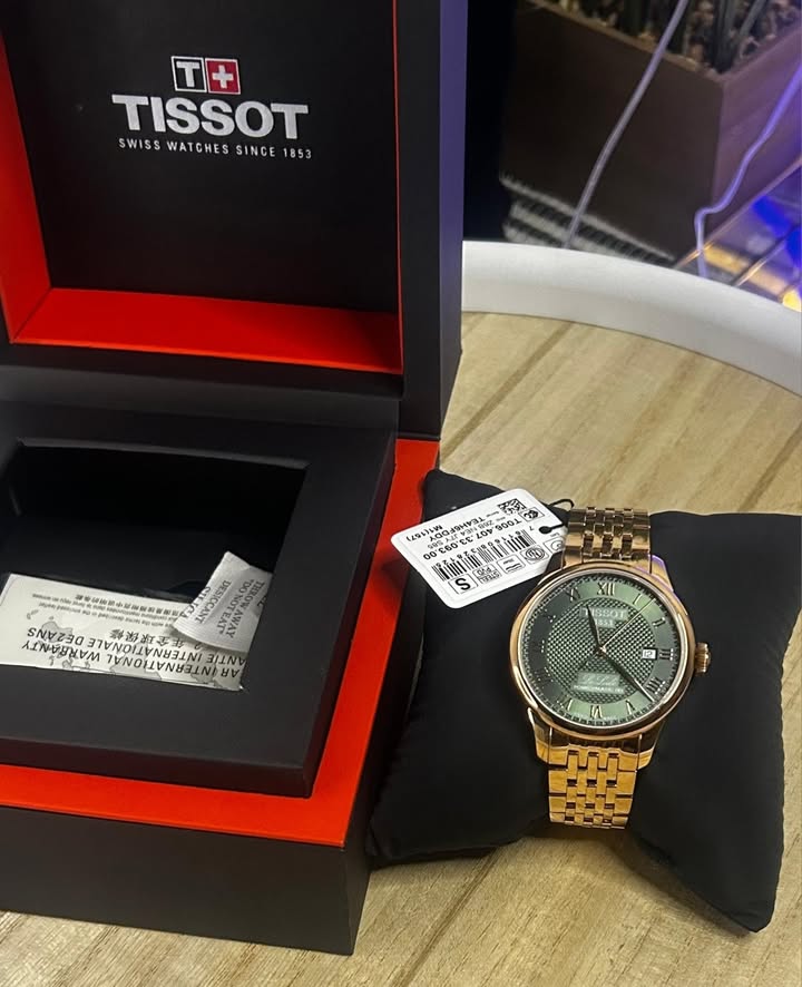 TISSOT LELOCLE POWERMATIC 80-39 mm-ROSE GOLD