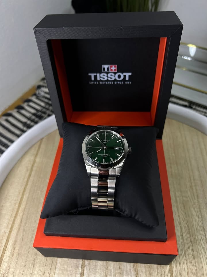 TISSOT GENTLEMAN SILICUM POWERMATIC 80-GREEN-40 mm