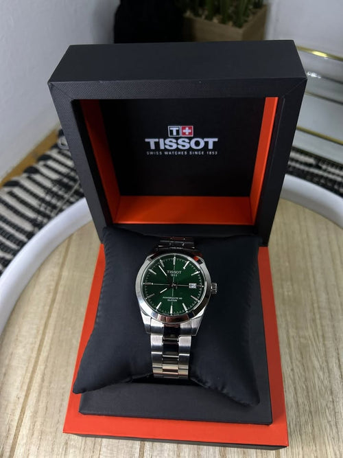 TISSOT GENTLEMAN SILICUM POWERMATIC 80-GREEN-40 mm