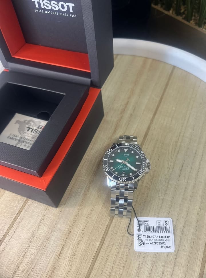TISSOT SEASTAR 1000 POWERMATIC 80-GREEN-43 mm
