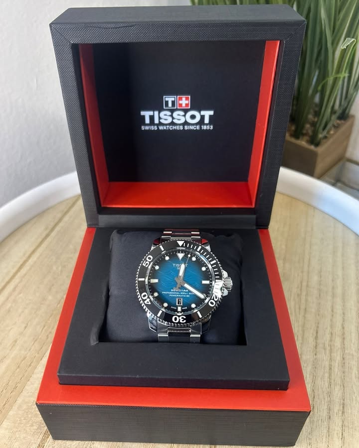 TISSOT SEASTAR 2000 PROFESSIONAL POWERMATIC 80-LIGHT BLUE-46 mm