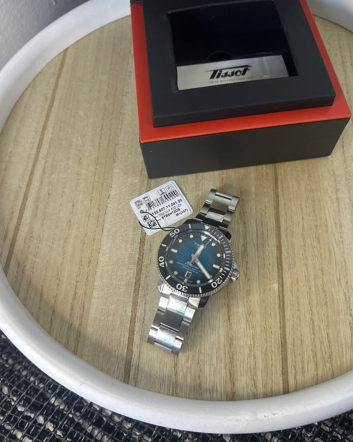 TISSOT SEASTAR 2000 PROFESSIONAL POWERMATIC 80-LIGHT BLUE-46 mm