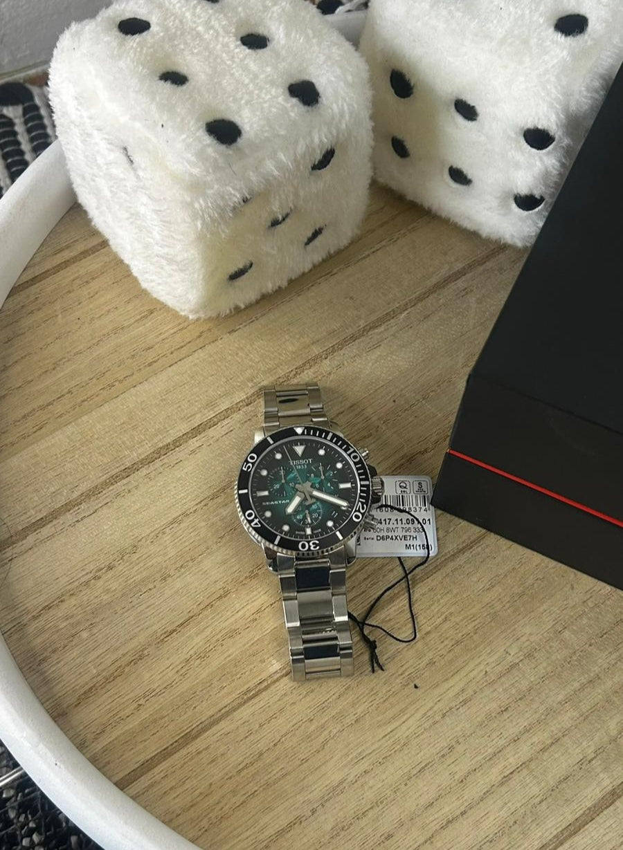 Tissot Seastar 1000 Chronograph – Green Dial – 45 mm