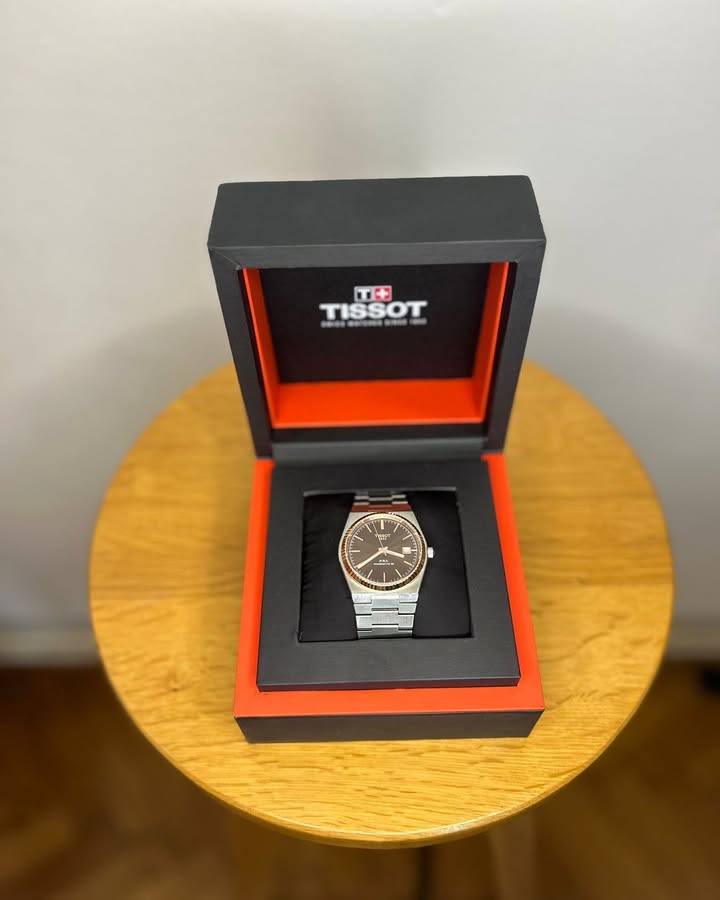 TISSOT PRX POWERMATIC 80-18 K ROSE GOLD&STEEL-40 mm