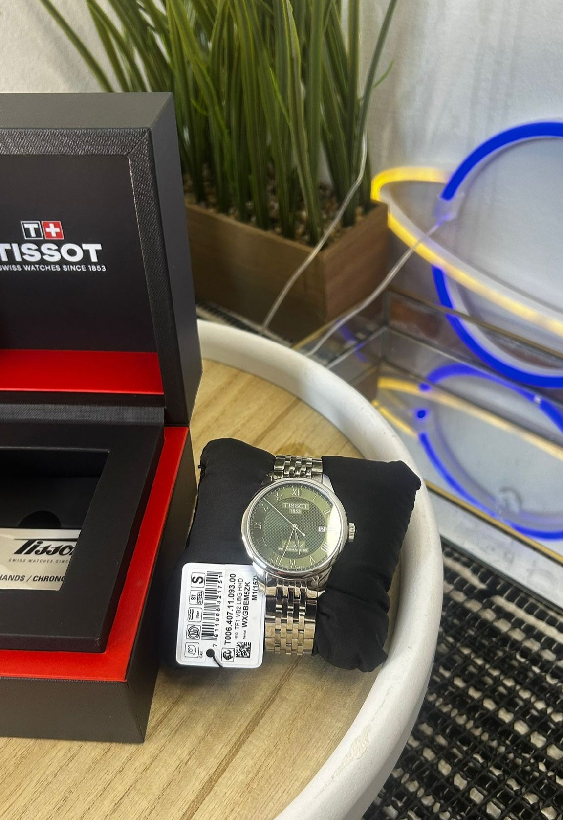 Tissot Le Locle Powermatic 80 – Green Dial – 39.3 mm