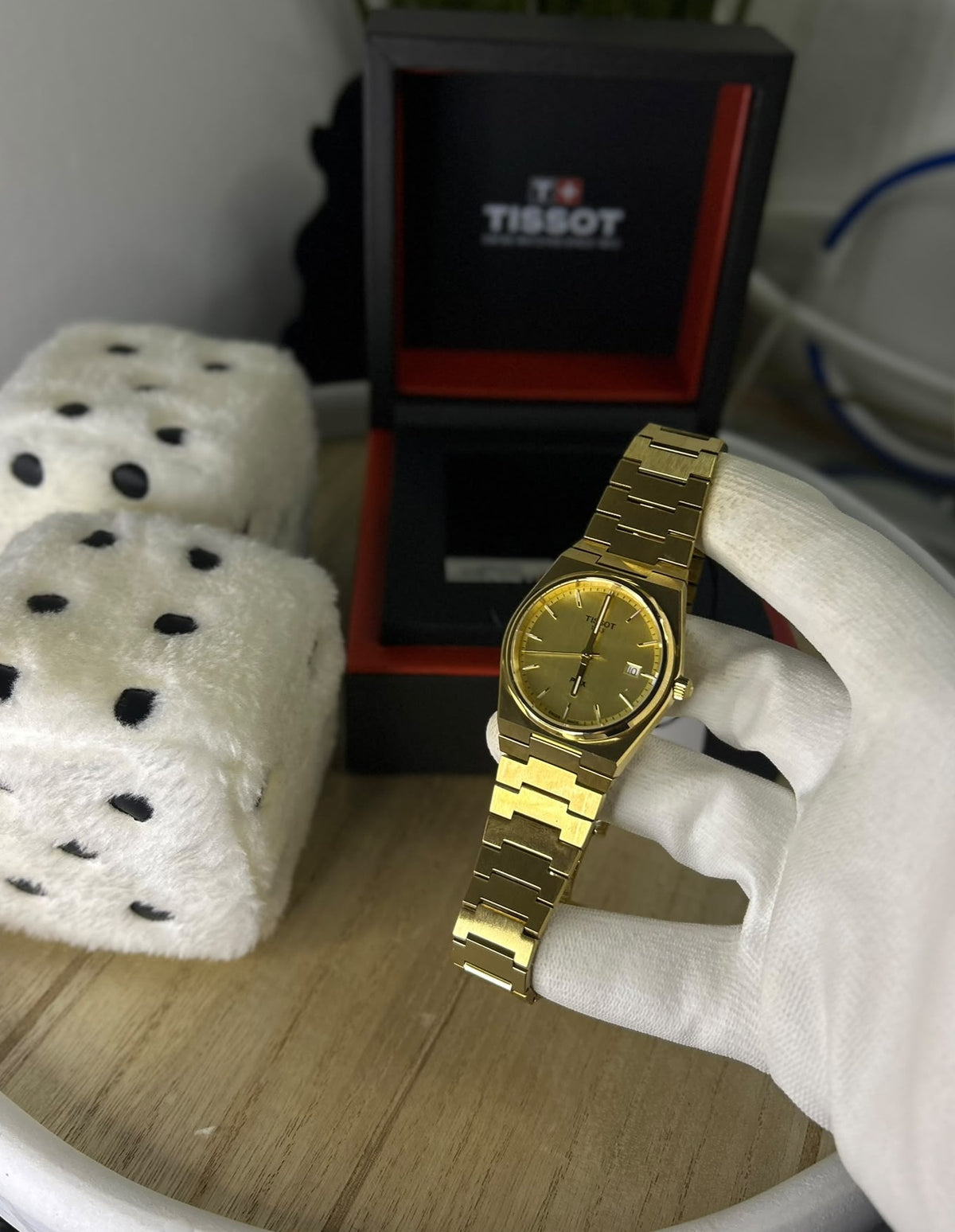 Tissot PRX – Swiss Quartz – Gold Dial – 40 mm