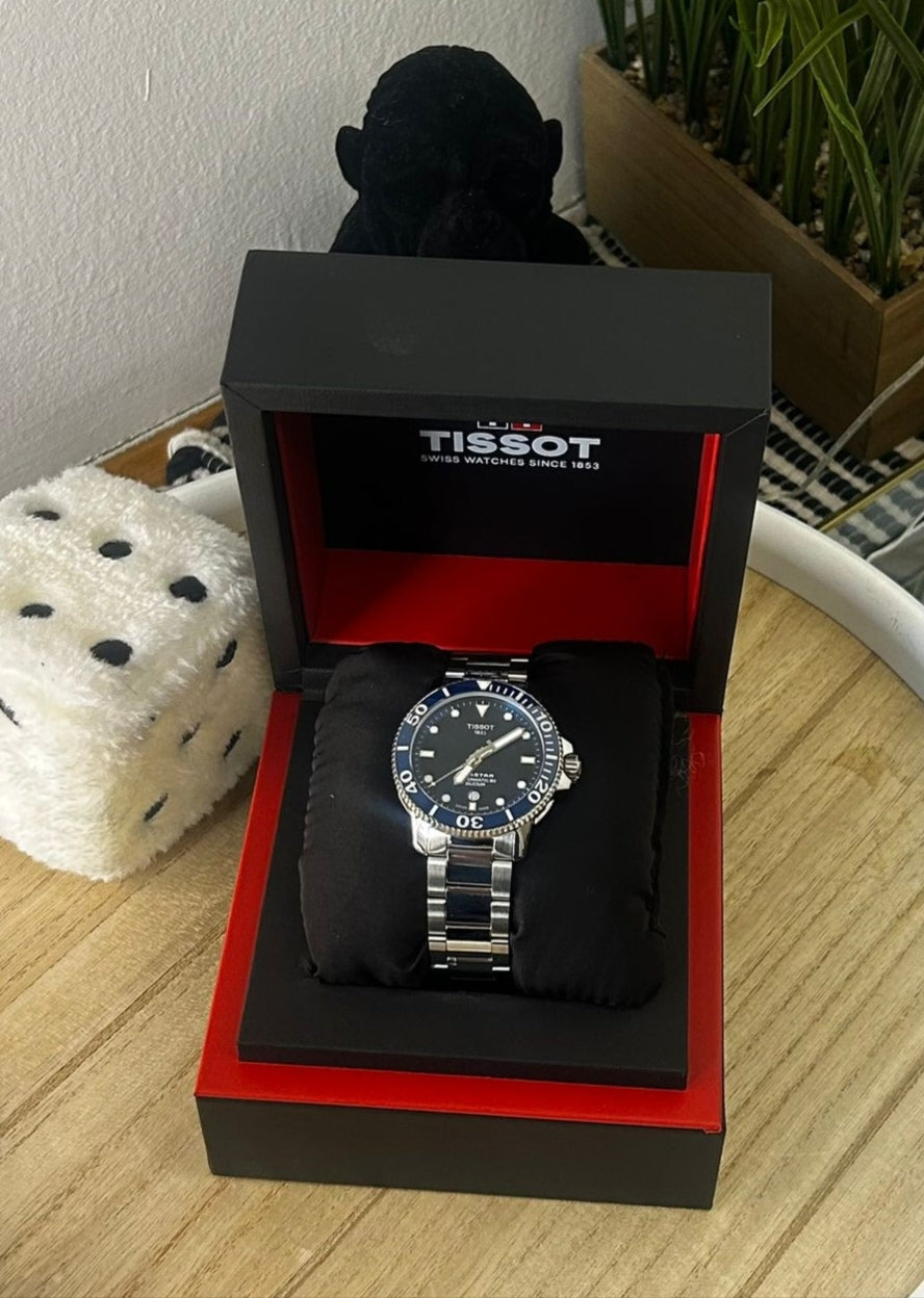 Tissot Seastar 1000 Powermatic 80 Silicium – Grey & Blue Dial – 43 mm