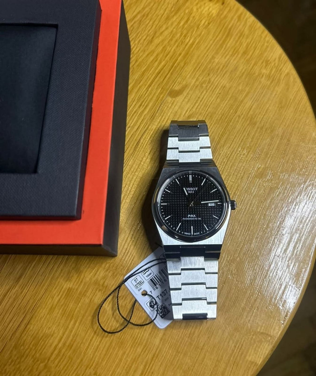 TISSOT PRX POWERMATIC 80-BLACK-40 mm