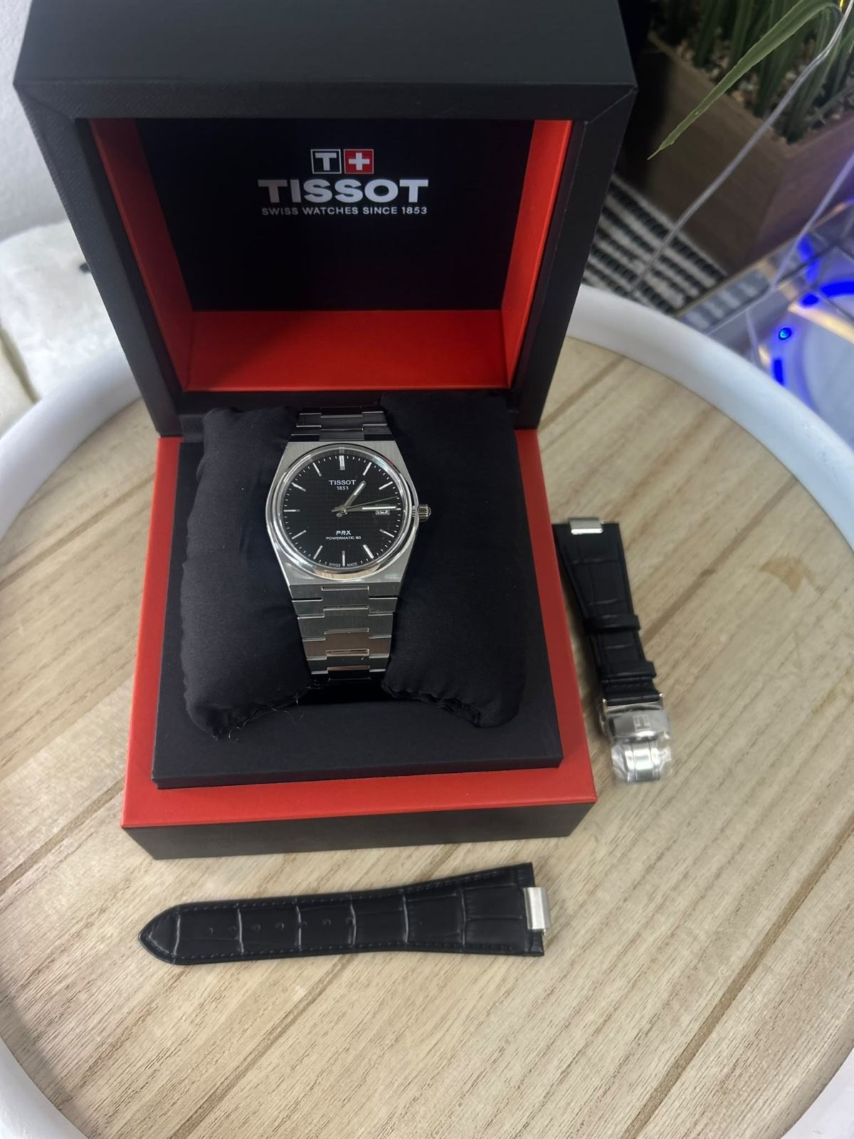 TISSOT PRX POWERMATIC 80-BLACK-40 mm
