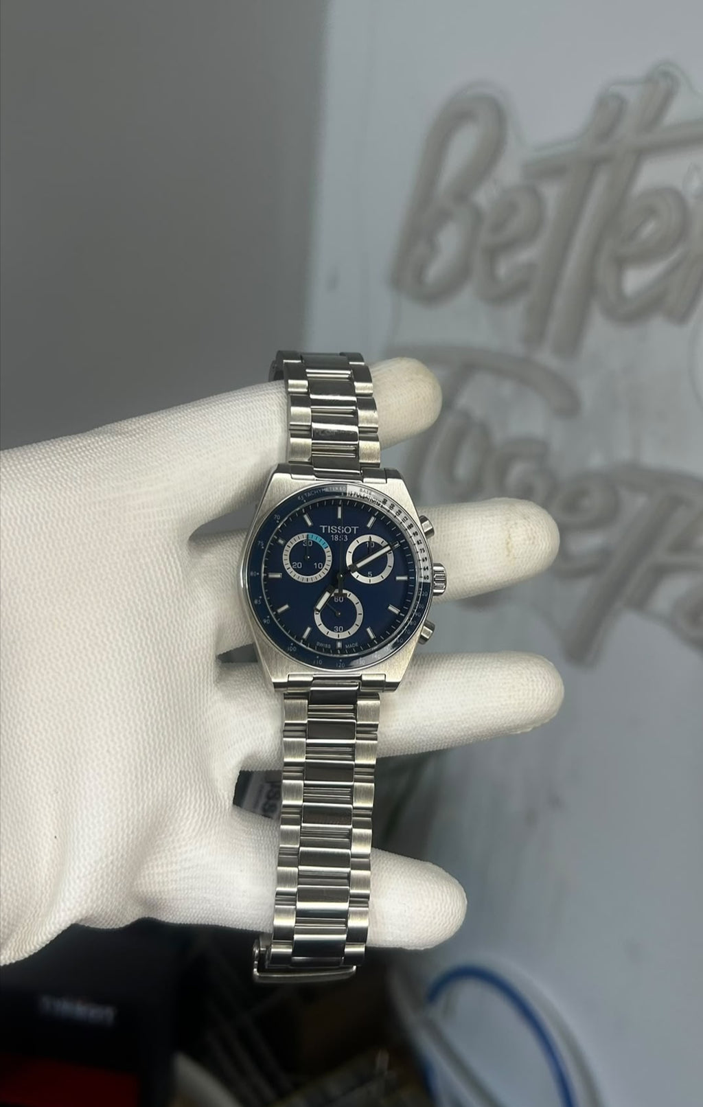 Tissot PR516 – Swiss Quartz – Blue Dial – 40 mm