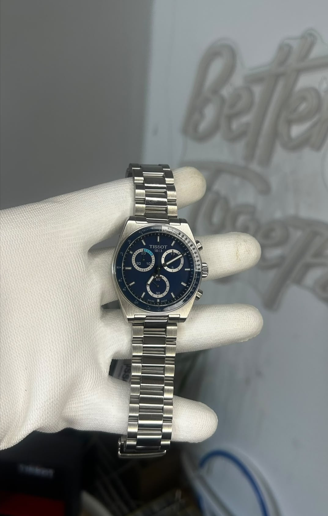 Tissot PR516 – Swiss Quartz – Blue Dial – 40 mm