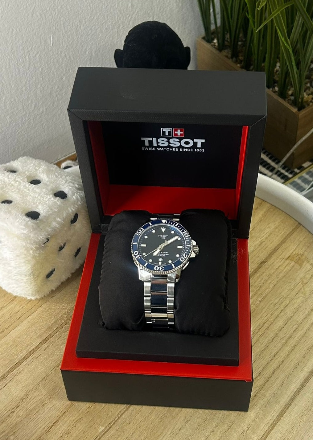 Tissot Seastar 1000 Powermatic 80 Silicium – Grey & Blue Dial – 43 mm