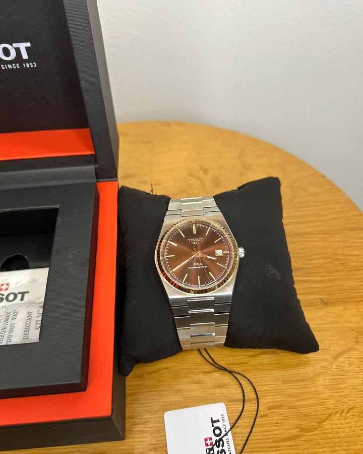 TISSOT PRX POWERMATIC 80-18 K ROSE GOLD&STEEL-40 mm