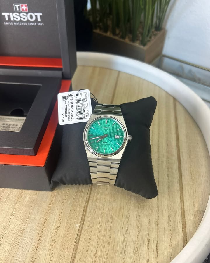 TISSOT PRX POWERMATIC 80-MINT GREEN-40 mm
