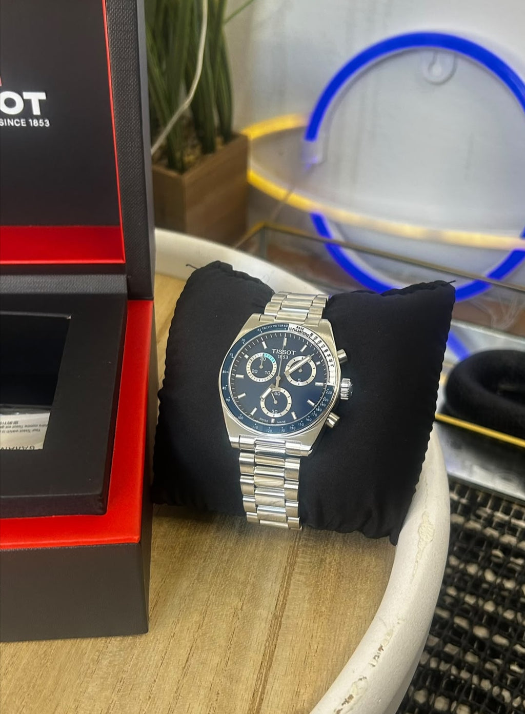 Tissot PR516 – Swiss Quartz – Blue Dial – 40 mm