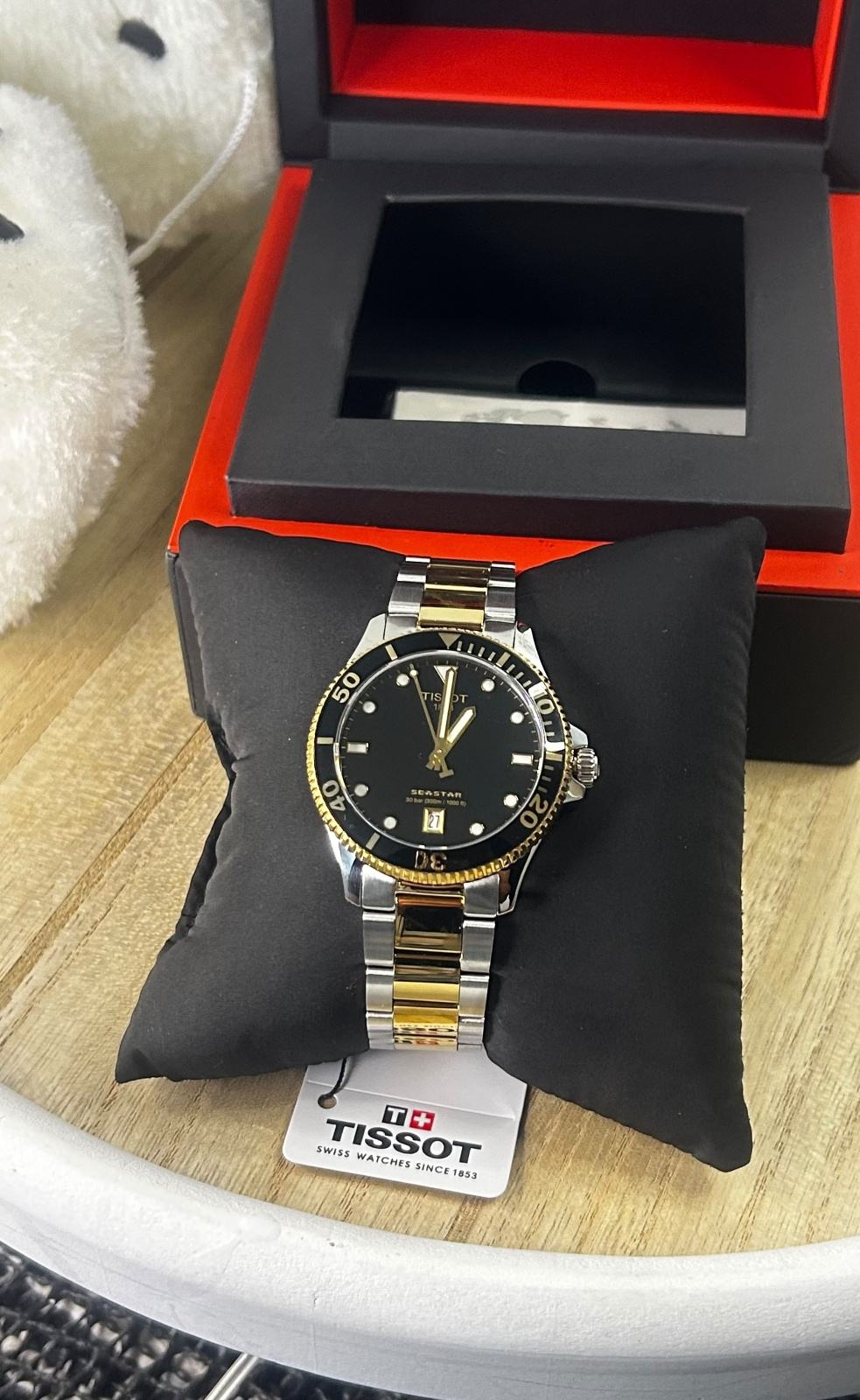 TISSOT SEASTAR 1000 SWISSQUARTZ-BLACK&GOLD-40 mm