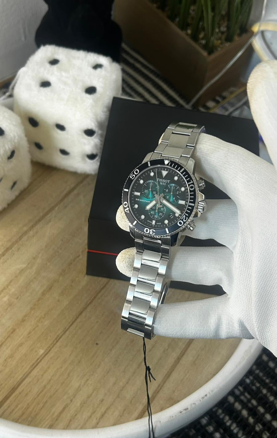 Tissot Seastar 1000 Chronograph – Green Dial – 45 mm