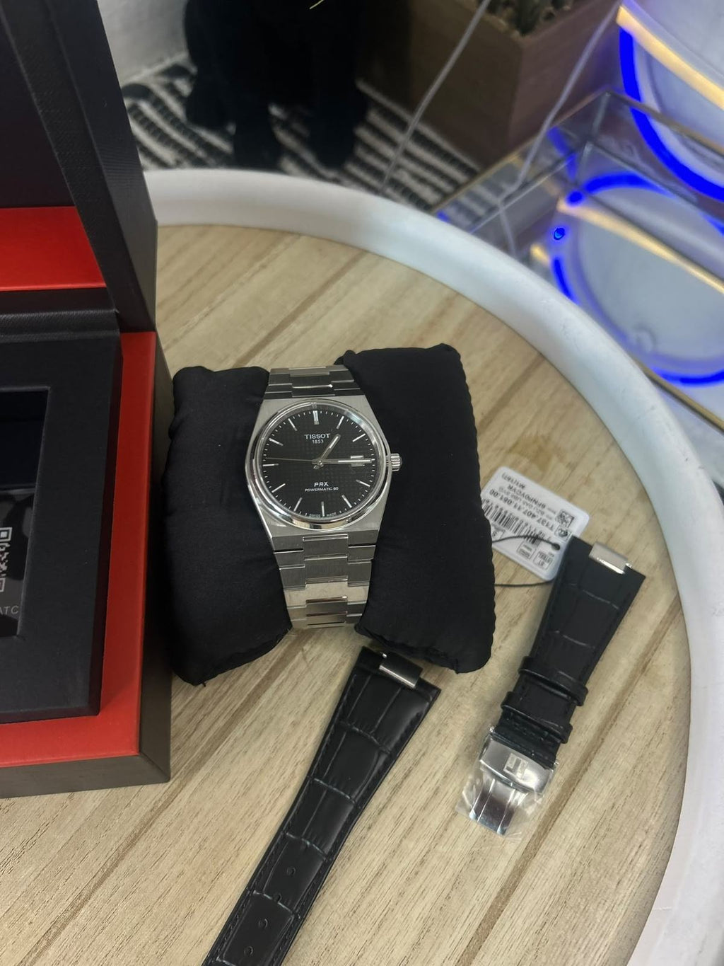 TISSOT PRX POWERMATIC 80-BLACK-40 mm