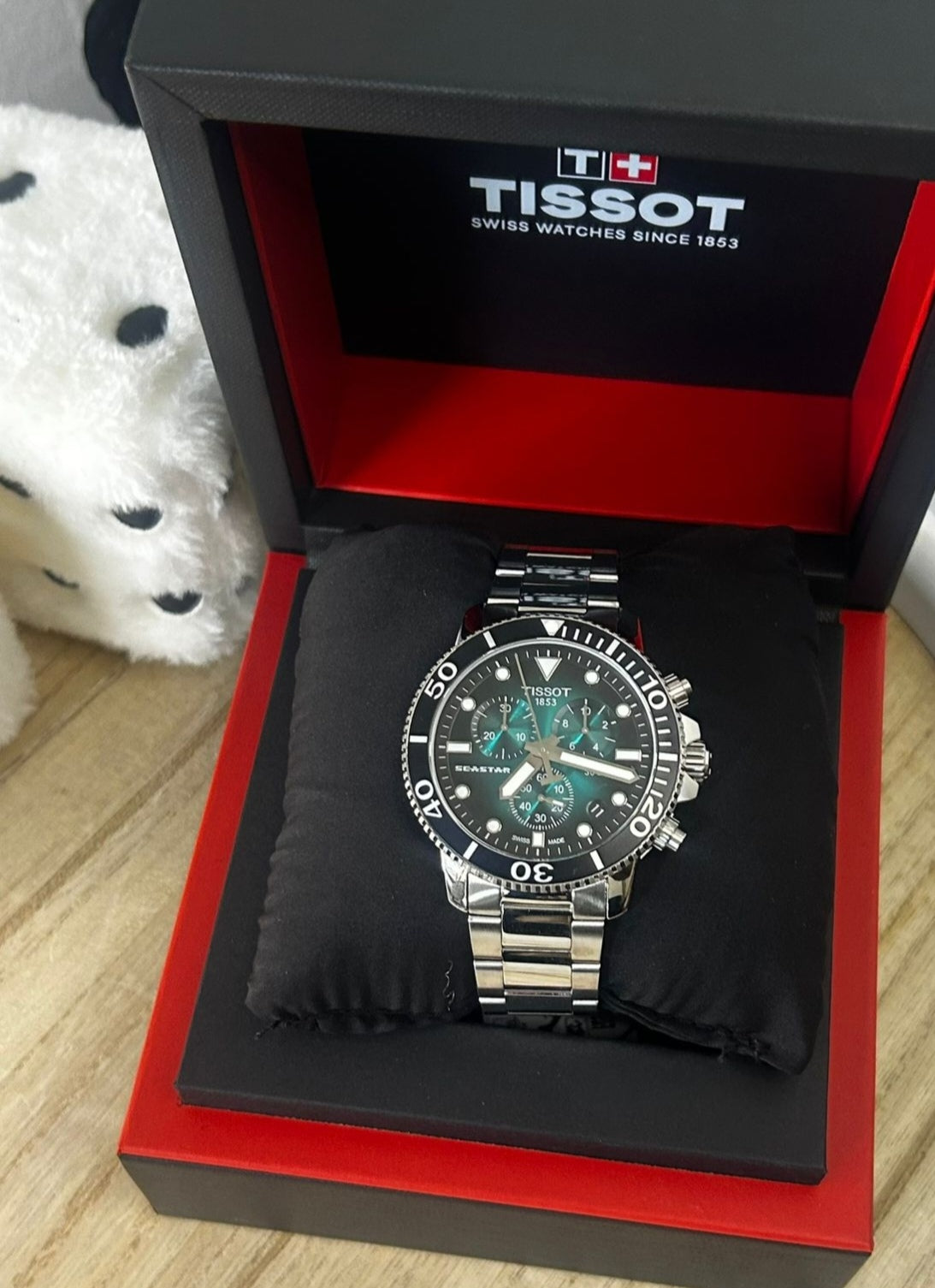 Tissot Seastar 1000 Chronograph – Green Dial – 45 mm