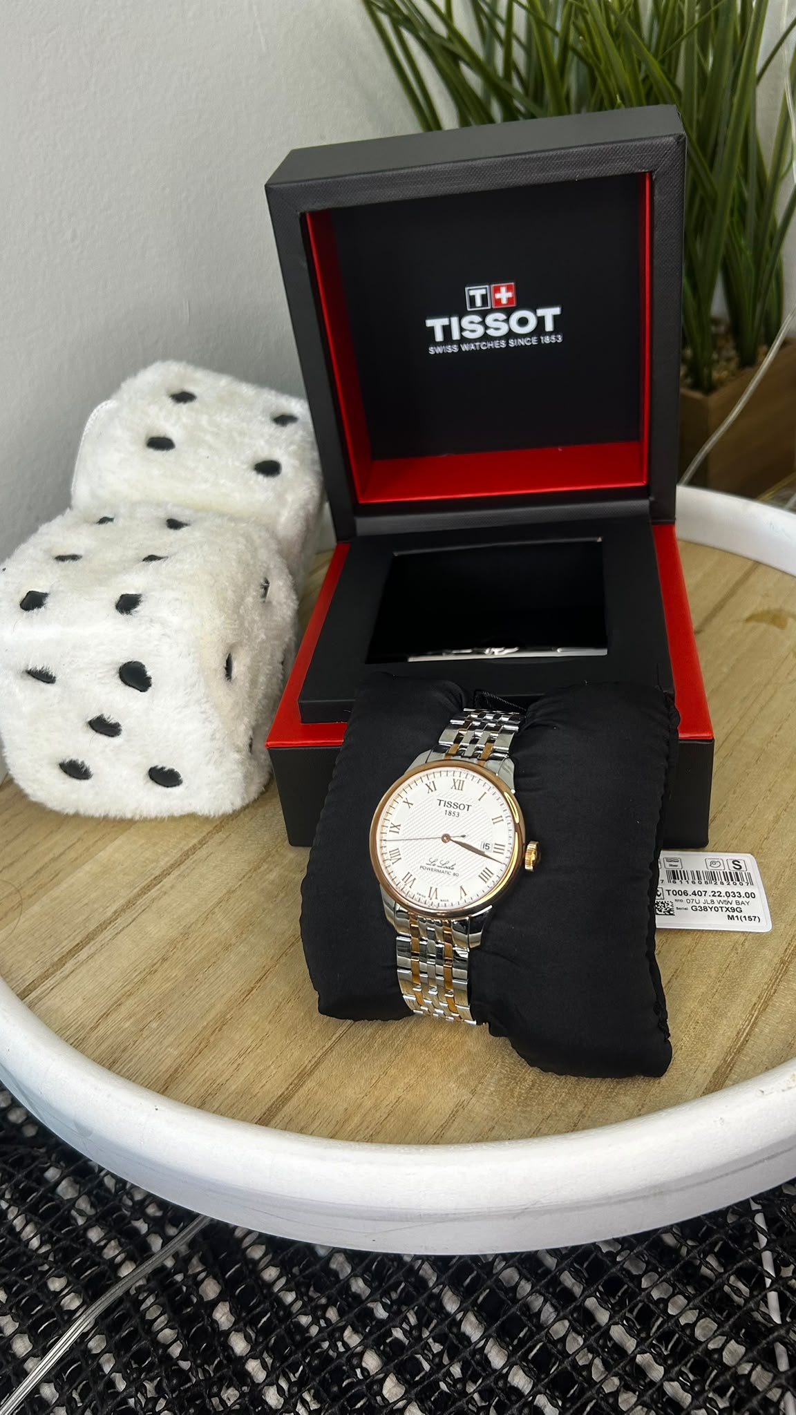 Tissot Le Locle Powermatic 80 – Rose Gold & Steel – 39 mm