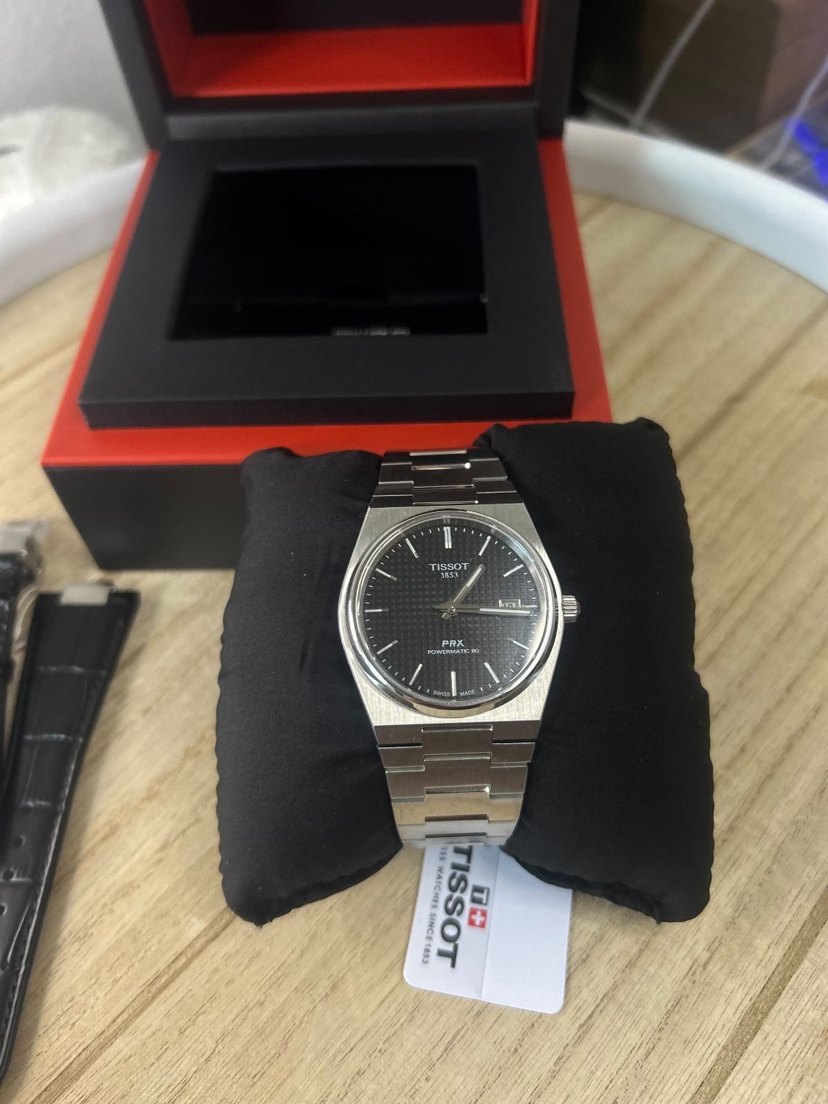 TISSOT PRX POWERMATIC 80-BLACK-40 mm