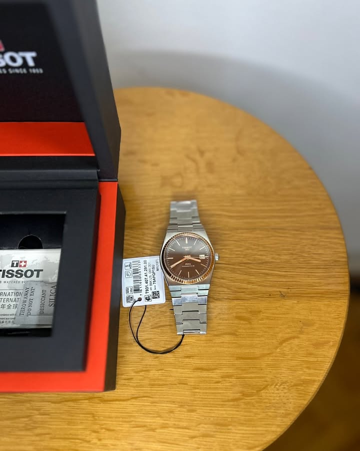 TISSOT PRX POWERMATIC 80-18 K ROSE GOLD&STEEL-40 mm