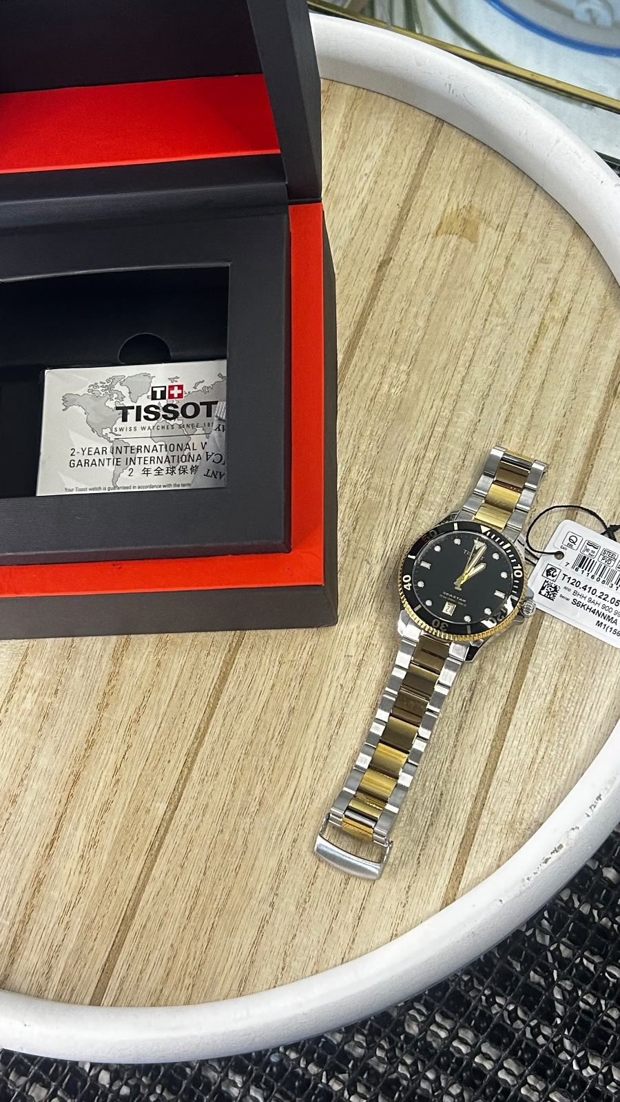 TISSOT SEASTAR 1000 SWISSQUARTZ-BLACK&GOLD-40 mm