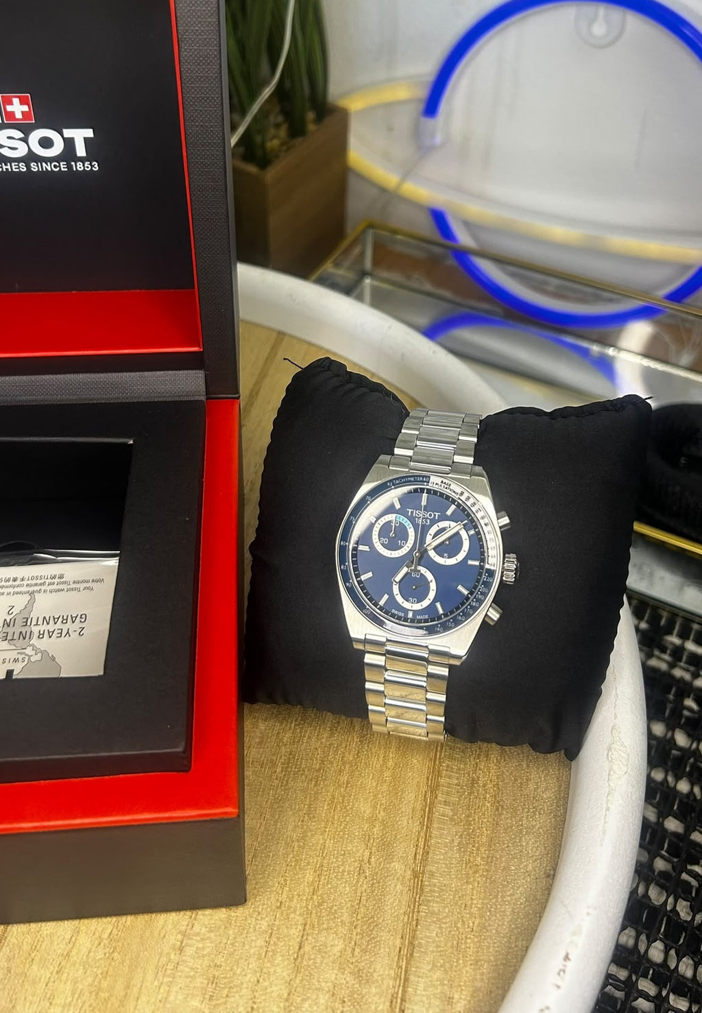 Tissot PR516 – Swiss Quartz – Blue Dial – 40 mm